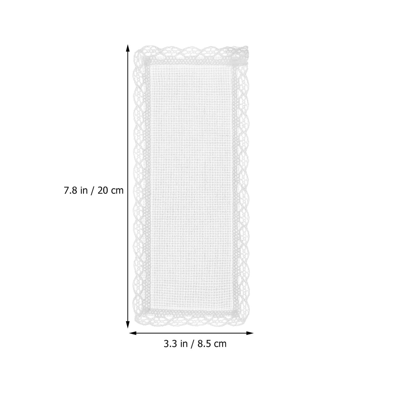 EXCEART Cross Stitch Bookmarks 10Pcs Blank Embroidery Bookmarks for DIY Sewing Crafts Lightweight Book Accessories for Students Readers