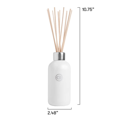 Capri Blue Volcano Reed Diffuser Set - Includes Reeds, Fragrance Oil, and Glass Bottle - Luxury Scented Reed Diffusers for Home Decor - Room Fresheners - White (8 fl oz)