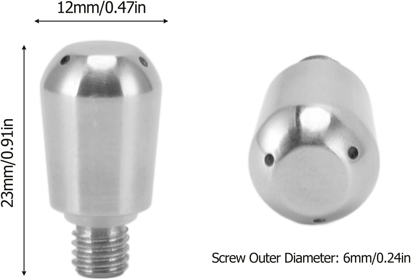 TOPINCN Coffee Machine Steam Nozzle, 3 Holes 304 Stainless Steel Accessories for CRM3605 Coffee Machine