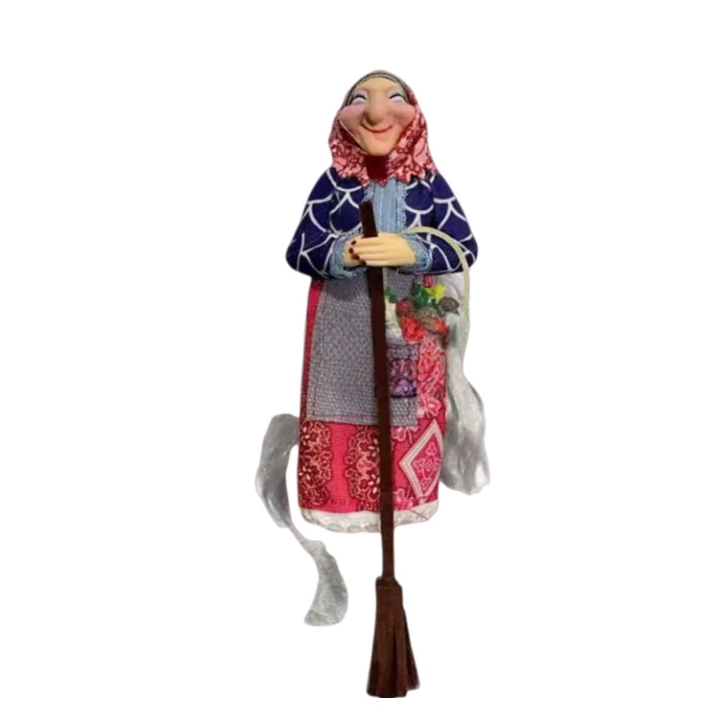 Zimrtvnt Handmade Kitchen Witch Doll-Hanging Witches Doll for Good Luck, Mystic Kitchen Witch Decor, Unique Gift for Cooking Lovers Mom or Friend (B)