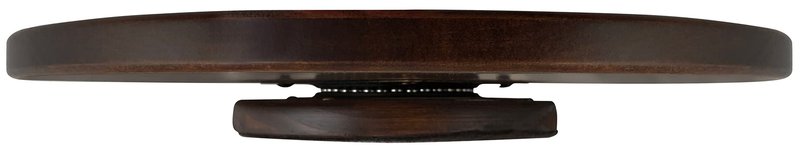 Rustic Red Door Co. Wooden Lazy Susan Turntable - Spinning, Solid Wood Lazy Susan Organizer - Turntable for Table Top/Counter Top - 360 Rotating Swivel (12", Brown Maple Wood, Asbury Stain)