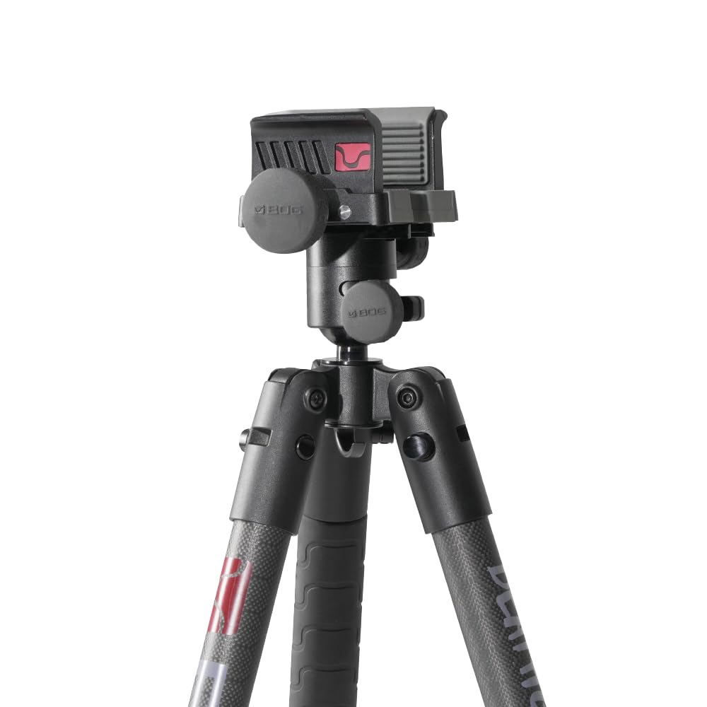 BOG DeathGrip Infinite Carbon Fiber Tripod with Heavy Duty Construction, 360 Degree Ball Head, Quick-Release Arca-Swiss Mount System, and Optics Plate for Hunting, Shooting, Glassing, and Outdoors