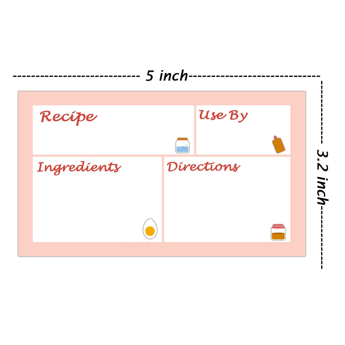 100 Pcs Freezer Meal Labels,3.2 X 5 Inches Food Labels Removable Freezer Pantry Labels for Bags Oil and Water Resistant Food Meal Prep Storage Cooking Supplies