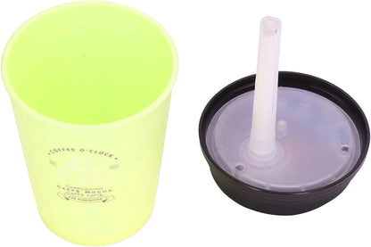 USB Humidifier Mini Desktop 300ml Car Humidifier Coffee Cup Shape for Home Outing (Green)