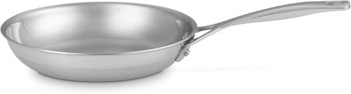Le Creuset Stainless Steel Fry Pan - Classic 3-Ply Design, 8-Inch Size for Perfect Cooking