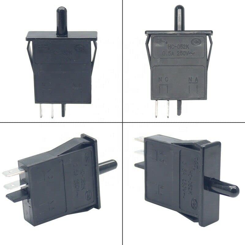 250V 4A Push Button Door Light Control Switch for Refrigerator HC-052K (1PCS)