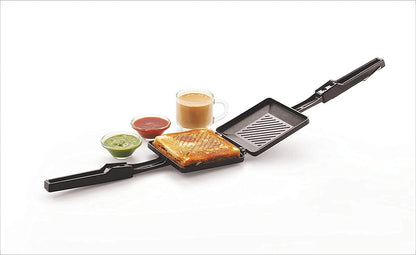 Toaster Sandwich Maker with 2 in 1 Peeler, Hot Sandwich Maker, Regular Gas Sandwich Toaster, Non-Stick Aluminum