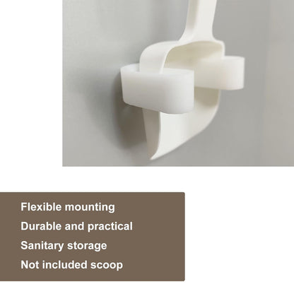 PIAOLGYI 2 Pcs Ice Scoop Holder for Frigidaire Countertop Ice Maker, White (Ice Scoop NOT Included)