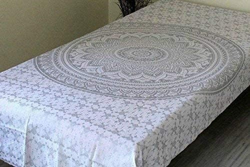 Popular Handicrafts Tapestry Wall Hanging, Ombre Hippie Mandala Bohemian Hippy Indian Tapestries Bedspread 54 x 60