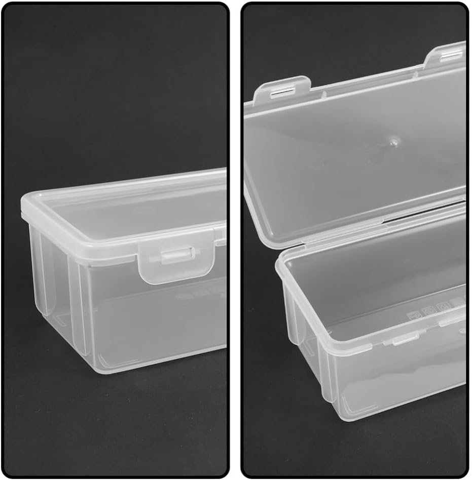 Luxshiny 3pcs Rectangular Loaf Bread Box, Airtight Plastic Bread Keeper Container for Kitchen Storing Refrigerator Cake