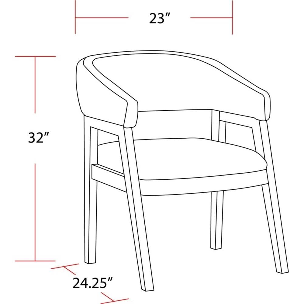Pemberly Row Contemporary Dining Set, 54" Round Table, Oak Veneer, Stone Top, Natural Finish, Includes 4 Barrel Chairs, Neutral Upholstery, Modern Style, Perfect for Kitchen or Dining Room Spaces