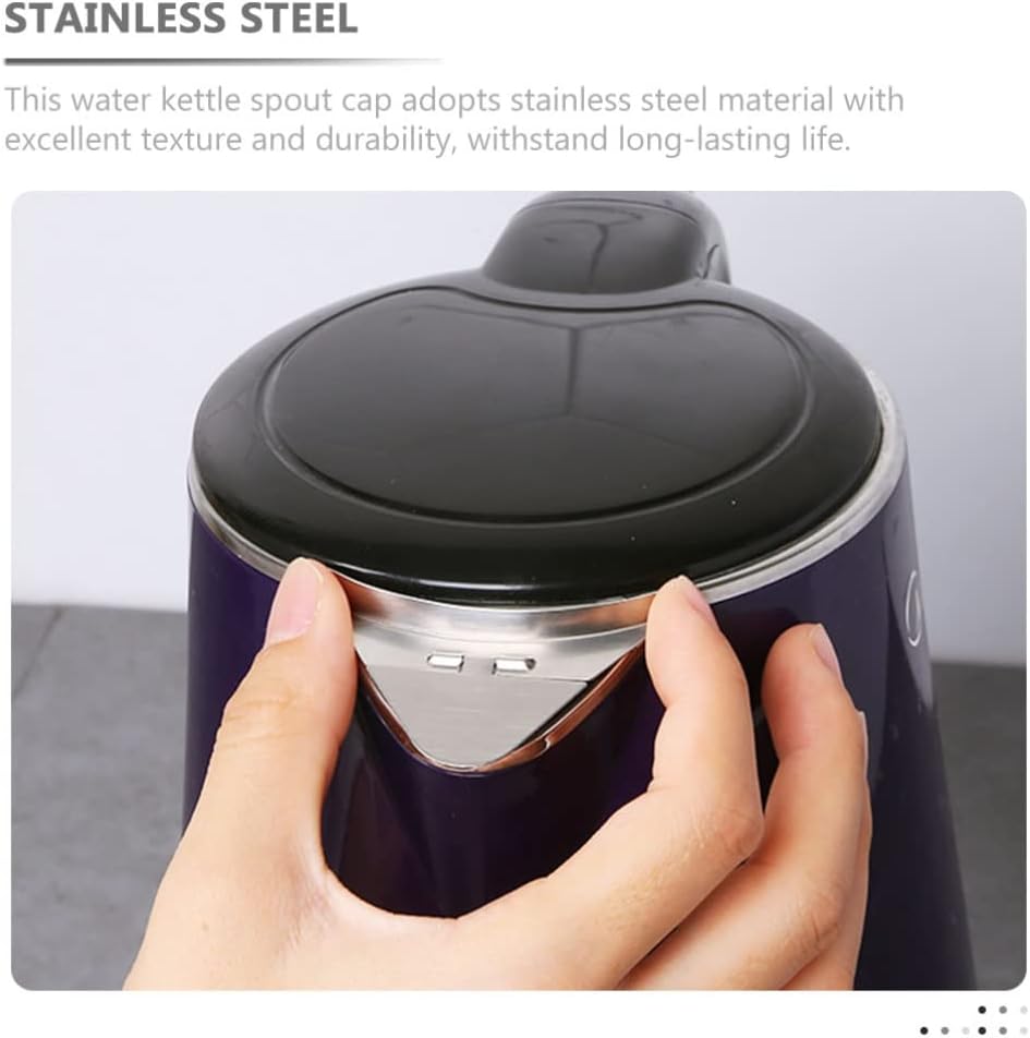Operitacx Electric Tea Kettle Spout Cover Sleeve, Stainless Steel Pourers Spouts Caps Anti-splash Dispenser