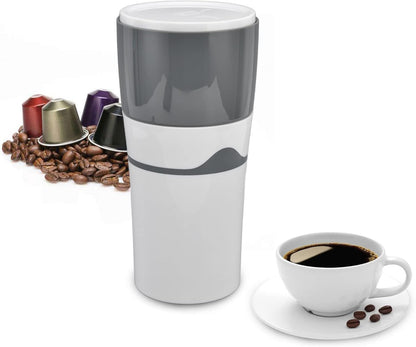 Portable K Cup Coffee Maker, Single Serve Drip Coffee Maker, Manual Drip for Travel, Camping, Office Use