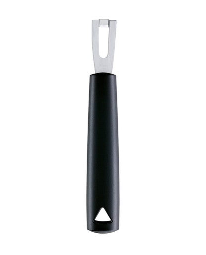 triangle Channel Knife - Rectangular Stainless Steel Blade - Fruit & Vegetable Carving Tool for Garnishing - GreenGrip Handle - Dishwasher Safe - Made in Germany