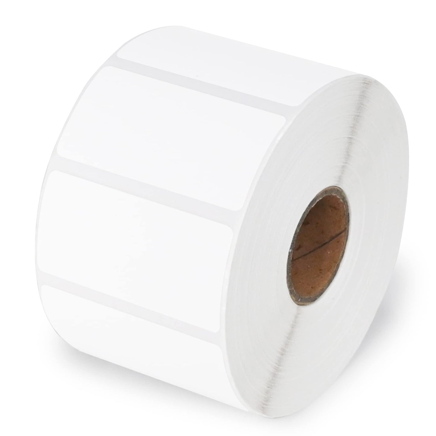 ESSENTIAL 2"x 1" White Direct Thermal Barcode Labels, Shipping Label, Compatible with Zebra & Rollo Label Printer, 1300 Labels of Roll (1 Roll)