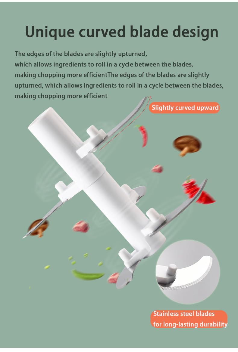 Manual Vegetable Choppers Food Processor, Portable Hand Pull String Garlic Mincer Onion Chopper, Large Capacity for Nuts, Veggies, Ginger, Herbs, etc., 900ml, Food Chopper Kitchen Cooking Tool