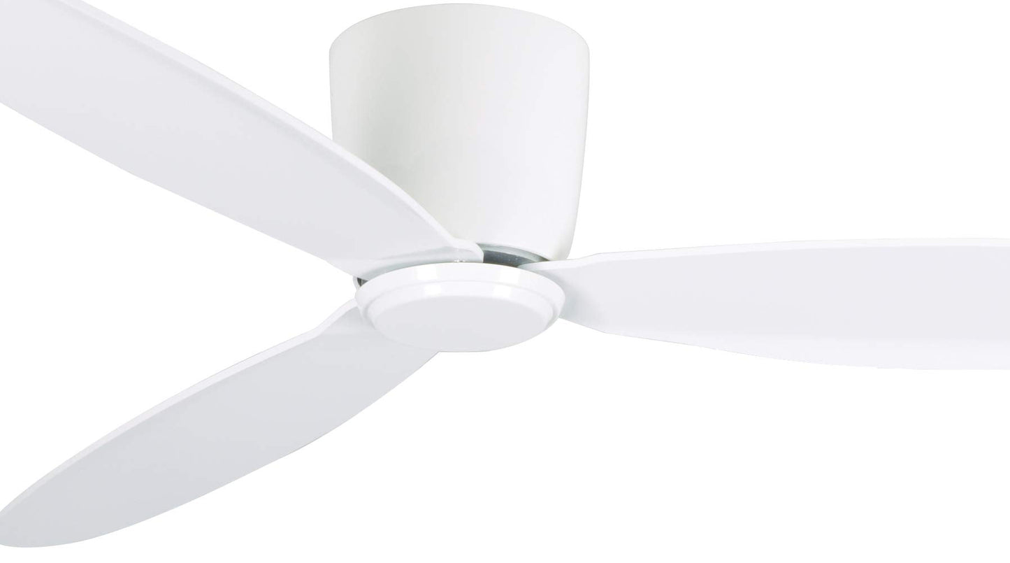 Lucci Air 21287001 Radar 52-inch DC Ceiling Fan, 52 Inch, White