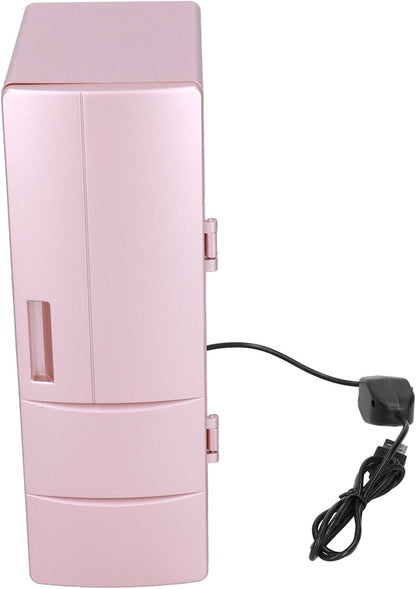 Mini Refrigerator - Portable Mini Fridge with 1.2m USB Cable, Compact for Home, Office, Car