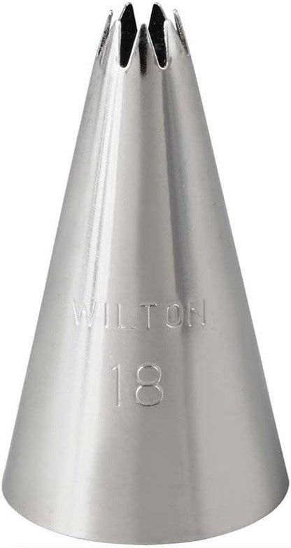 Wilton Decorating Piping Tip, No 18, Star