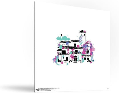 Trends International Gallery Pops Disney Encanto - Painted Paradise House Wall Art Poster, 12" x 12"