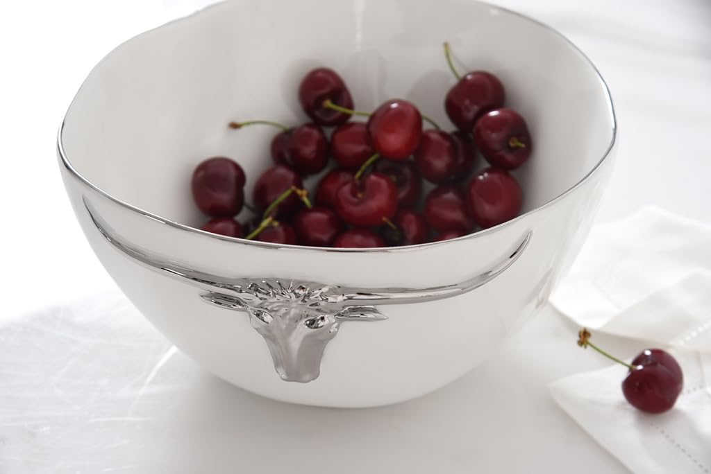 Pampa Bay Longhorns Large Bowl, 9.25" x 9.25" x 4.75"