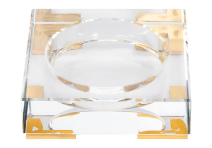 Crystal Diffuser Dish — By Alice Lane Home Collection — Diffuser Tray — Candle Dish Holder — for Home Decor