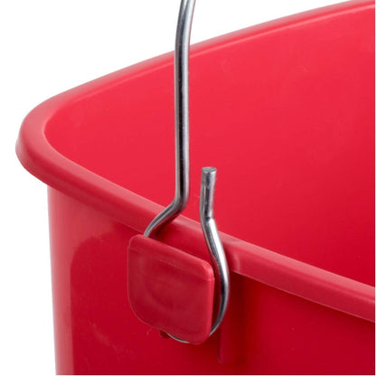 Noble Products KP97RDNBL/KP97GNNBL Square Pail for Cleaning, Detergent and Sanitizing, 3quart, Small, Red and Green, Set of 2