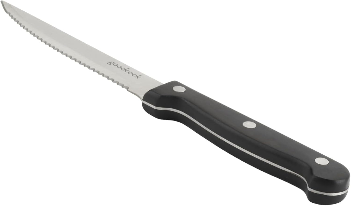 GoodCook Everyday Steak Knives | 4pk, Full-Tang
