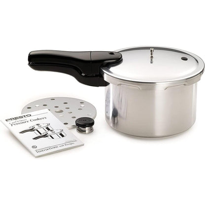 Presto 01241 4-Quart Aluminum Pressure Cooker