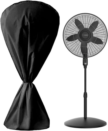Electric Fan Dust Cover, 420D Heavy Duty Washable Sleeve, Waterproof Dustproof Protective Cover for Pedestal Fan