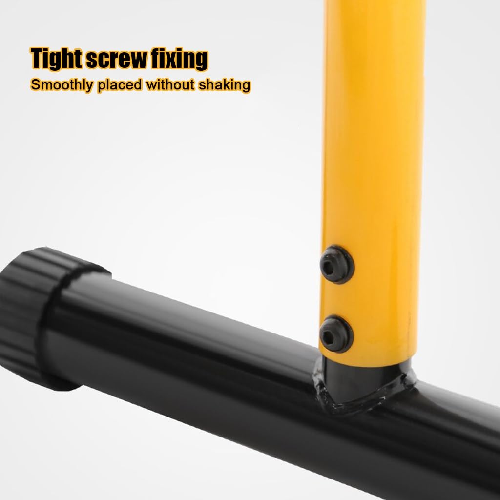 GGZONE Dip Stands Bar Adjustable Parallel Bars, Capacity Perfect for Home and Garage Gym Exercise Equipment Gymnastics