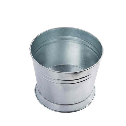 TableCraft BDGTUB Galvanized Beverage Tub/Base - 1.75 Gal Capacity, Multi-Functional Riser for Dispensers and Platters