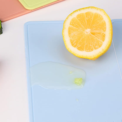 Foldable Kitchen Cutting Board Mats, Portable Plastic Fruit Chopping Board, Non Slip Mat for Meat & Vegetables (Nordic
