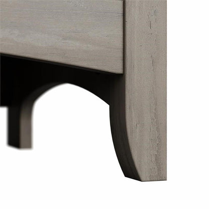 Bush Home Salinas Tall 5 Shelf Bookcase - Set of 2 in Driftwood Gray, Vertical Office Storage, Bookshelves for Home Workspace, Multi-Purpose Shelving Units