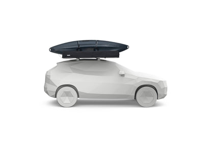 Thule Foothill 2 Person Rooftop Tent, Large Windows and Breathable mesh Panels, Includes Mattress, Low-Profile Design