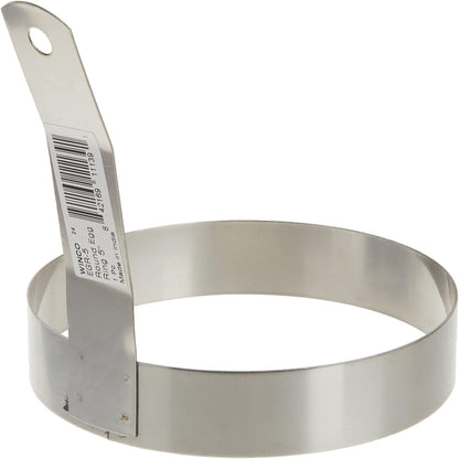 Winco 5-Inch Round Egg Ring, Medium, Stainless Steel
