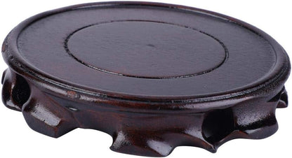 Wooden Display Stand for Teapot, Vase, Bonsai, Home Office Decorative Base