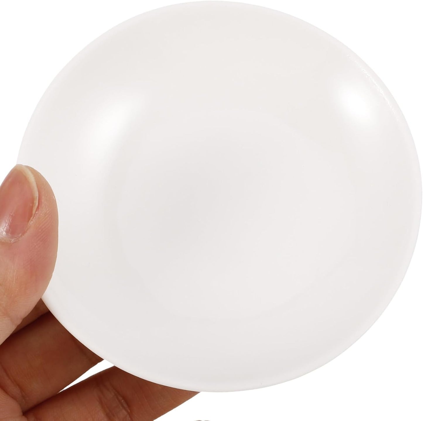 Zerodeko Ceramic Tea Cup Lid: Replacement Tea Pot Teacup Ceramic Lid Drink Cover - White