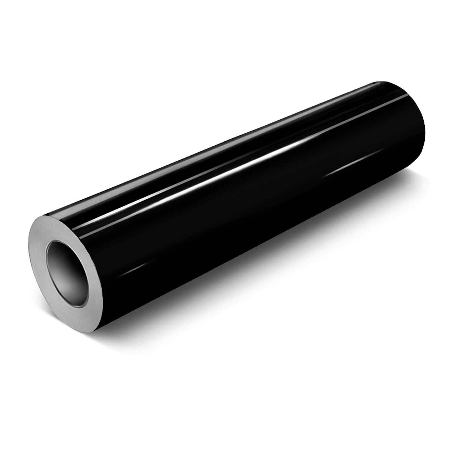 VViViD Black Gloss DECO65 Permanent Adhesive Craft Vinyl for Cricut, Silhouette & Cameo (11.8" x 20ft Large Roll)