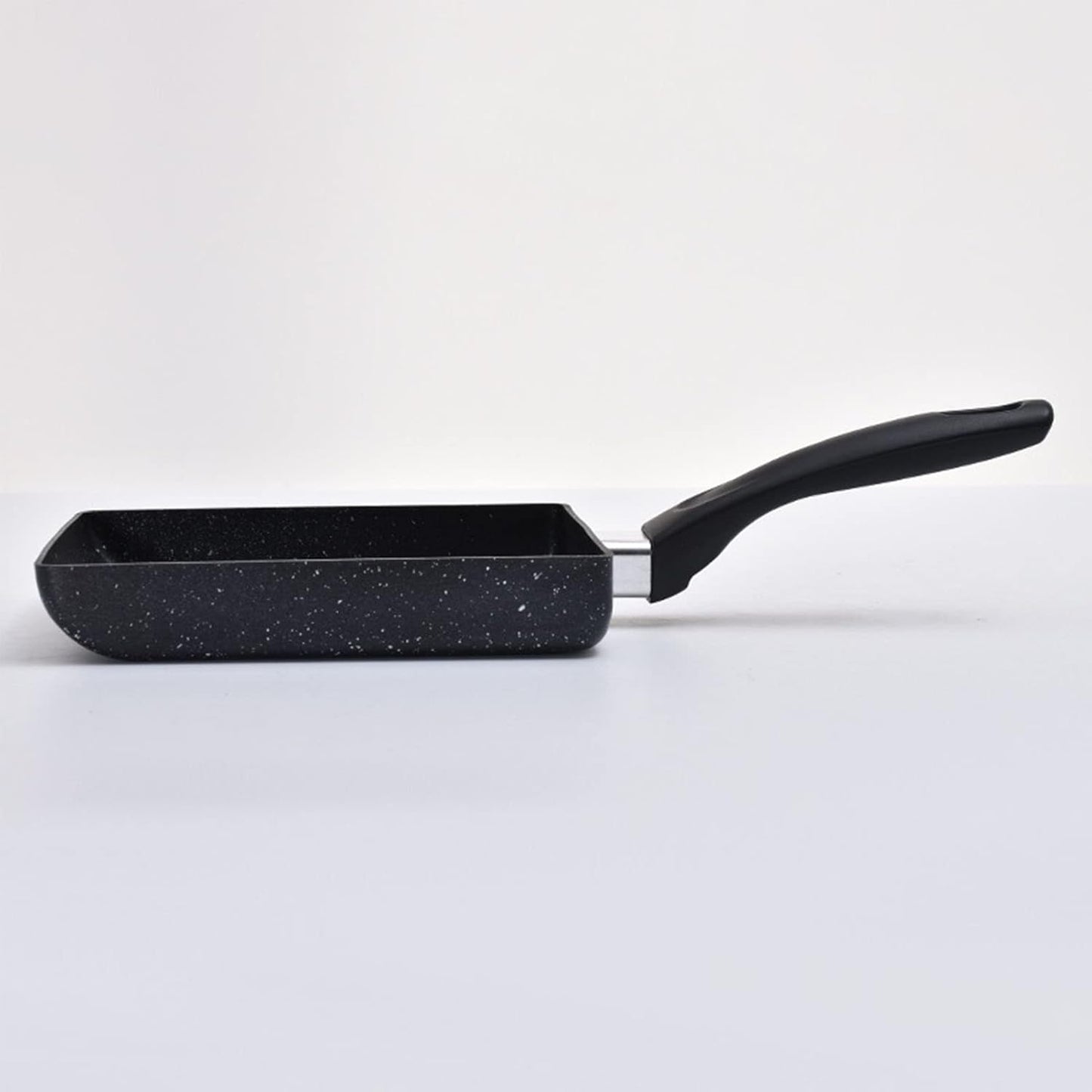 Zerodis Non Stick Omelet Pan, Lightweight Portable Cookware with Silicone Handle, Mini Japanese Frying Pan