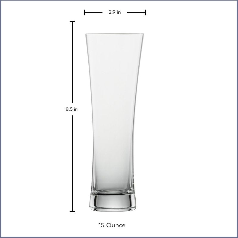 Schott Zwiesel Tritan Crystal 14.2 Oz Wheat Beer Glass, Set Of 6