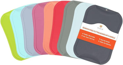 doblé Non-Scratch Flexible Cutting Board for Chopping, Scratch Free Juice Grooves, Non-Slip Dishwasher Safe