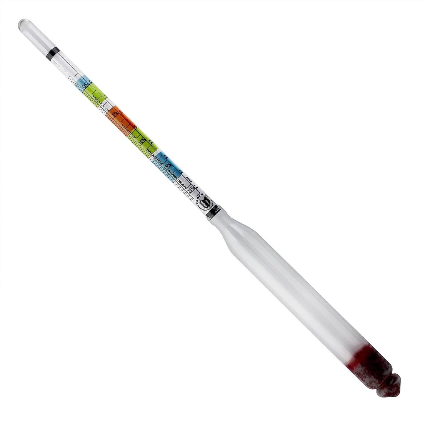 Triple Scale Hydrometer for Wine and Beer