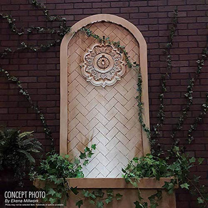 17 3/4"OD x 3 3/4"ID x 1"P Peralta Ceiling Medallion (Fits Canopies up to 4 5/8")