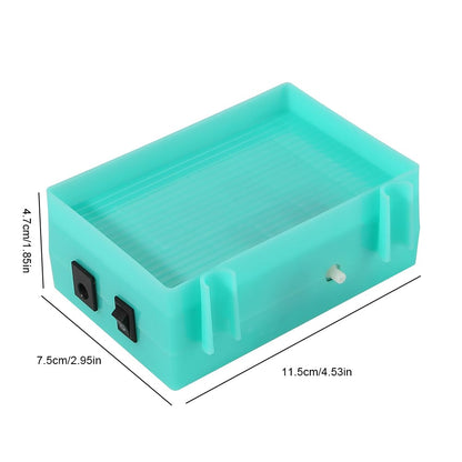 Vacuum Diamond Painting Pen Kit - Electric Bead Picker Upper Tool with Storage Tray, No Wax Needed, USB Powered Rhinestone Applicator for Round/Square Drills, DIY Art Craft Accessories (Green-01)