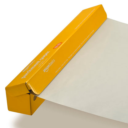 Amazon Basics Parchment Paper for Baking, Non-Stick, 90 Sq Ft Roll, (Pack of 2)