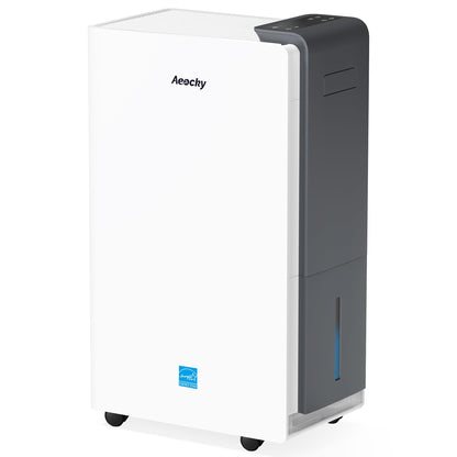 AEOCKY 5500 Sq.Ft Energy Star Most Efficient 2024 Dehumidifier, Max 105 Pint/Day Smart Compressor Dehumidifier with Drain Hose,Intelligent Humidistat,for Basement,Bedroom,Home,Bathroom