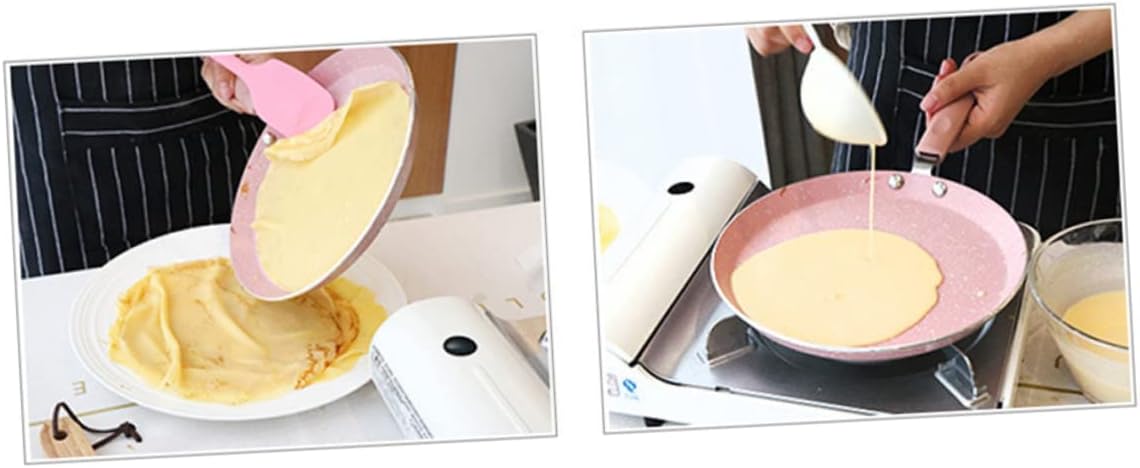 Hemoton Metal Cooking Utensils, Small Nonstick Japanese Omelette Frying Pan, Aluminum Pancake Pan