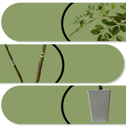 AfanD Artificial Elm Tree Faux Elm Tree 9ft Tall Fake Plant in Pot Fake Silk Tree Faux Plants Indoor