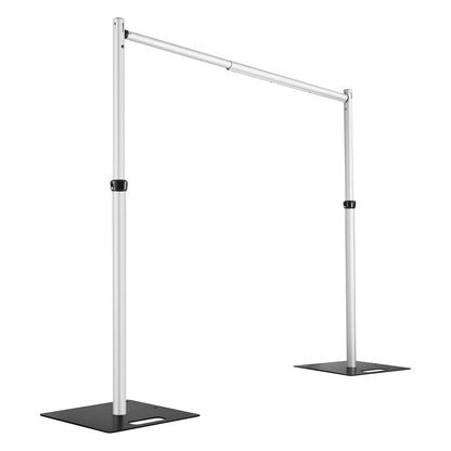 Heics 14x14ft Heavy Duty Backdrop Stand, Pipe and Drape Stand, Balloon Arch Stand, Banner Stand for Wedding Decor, Party Decorations, Baby Shower Backdrop, Sturdy Event Party Supplies